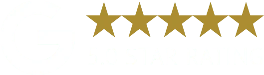 5.0 star rating on google